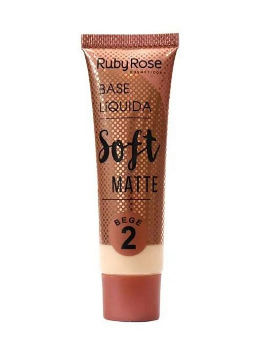 Base líquida Soft Matte - Ruby Rose Bege