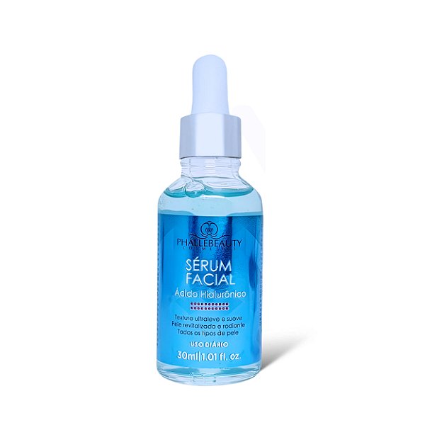 Sérum facial com ácido hialurônico - Phallebeauty