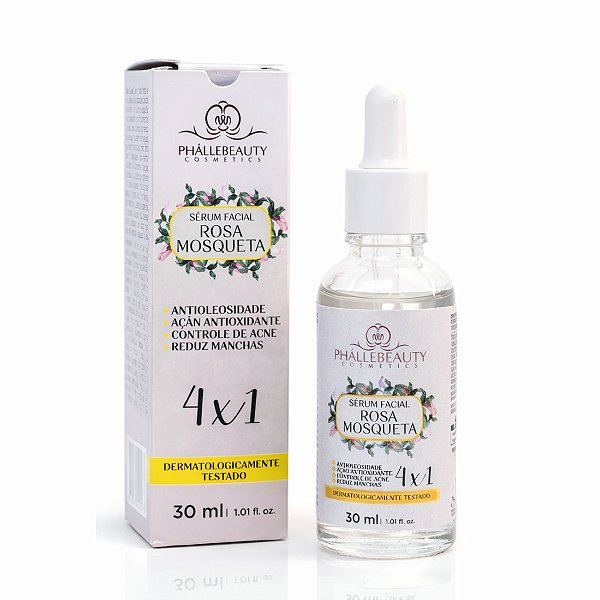 Sérum Facial Rosa Mosqueta 4x1 - Phállebeauty