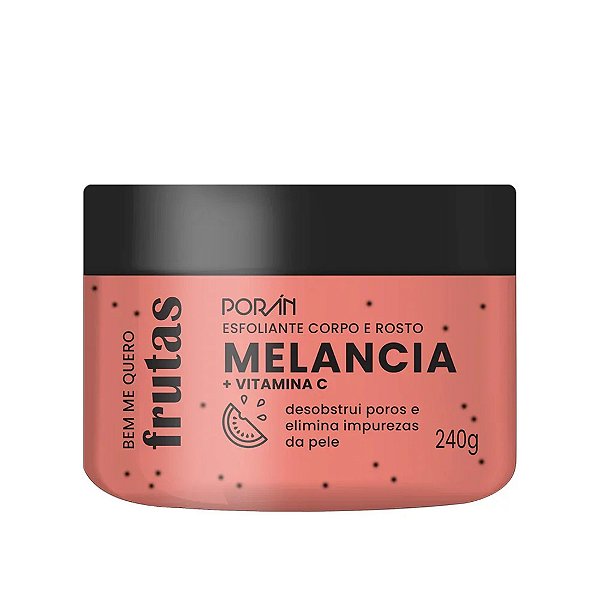 Esfoliante corpo e rosto melancia bem me quero - Porán