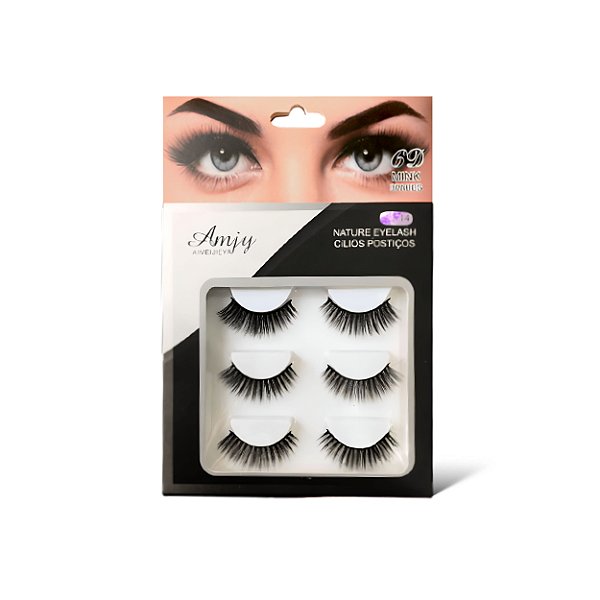 Cilios postiços 6d - Anjy Aimeijeya