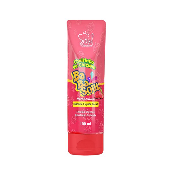 Sabonete liquido facial babasoul moranguinho - Soul