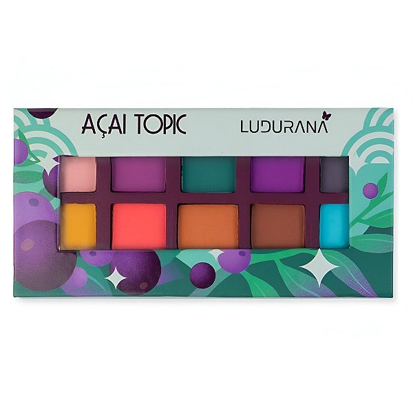 Paleta açai topic 10 cores - Ludurana