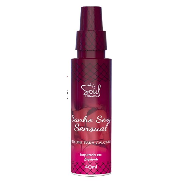 Perfume para calcinha banho sexy sensual 40ml - Soul