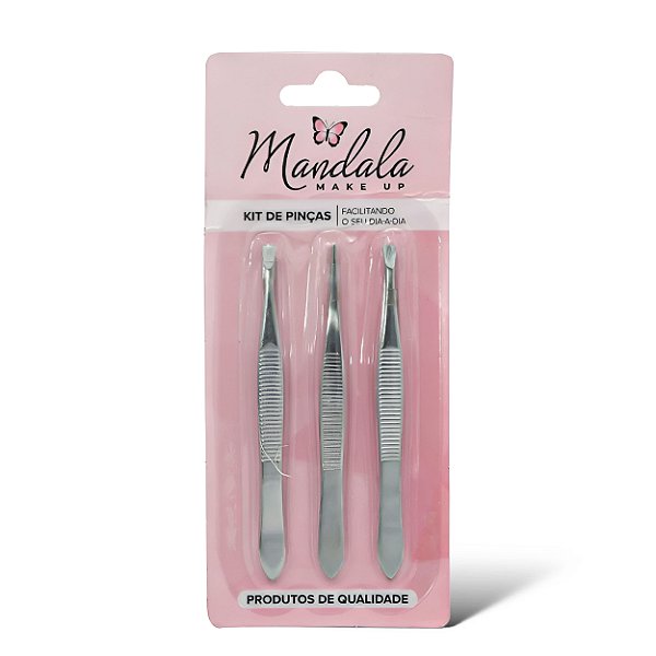 Kit com 3 pinças - Mandala