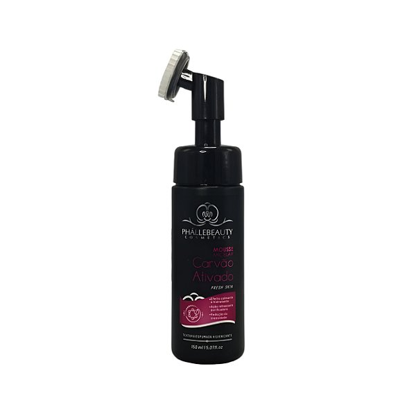 Mousse micelar carvão ativado - Phállebeauty