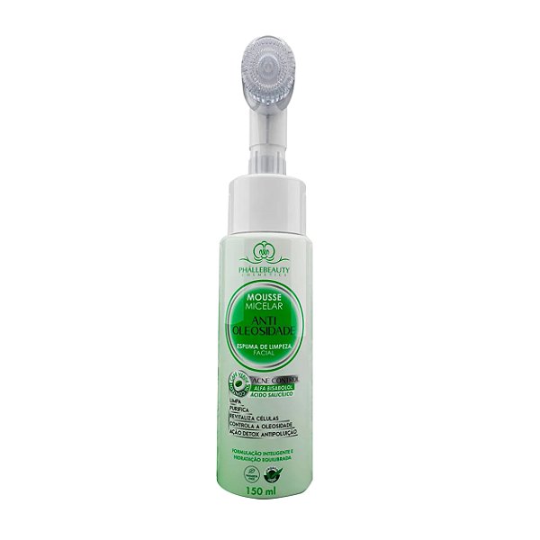 Mousse micelar antioleosidade - Phállebeauty