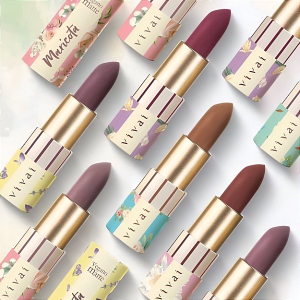 Batom bastão vegano matte - Vivai