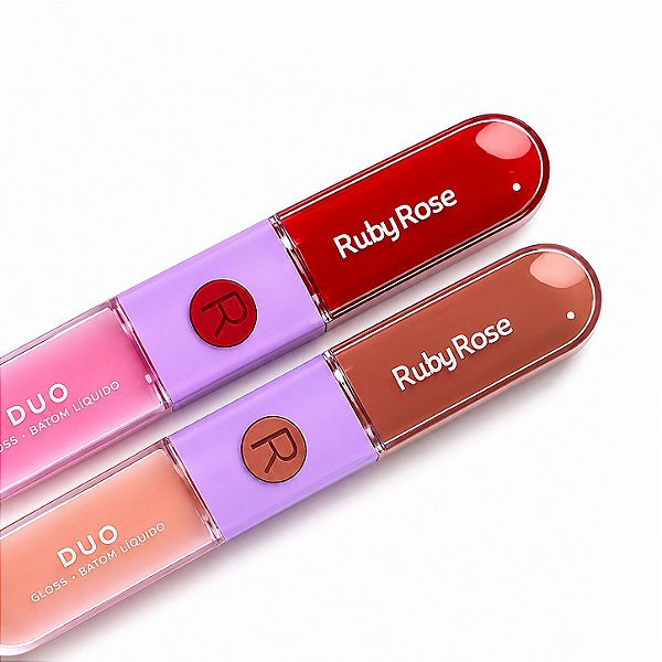 Gloss + batom líquido duo - Ruby Rose
