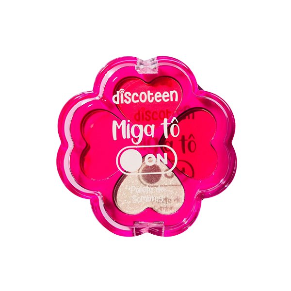 Paleta de sombras miga tô on - Discoteen