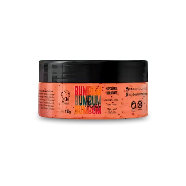 Esfoliante hidratante bumbum de pêssego - Soul cosméticos