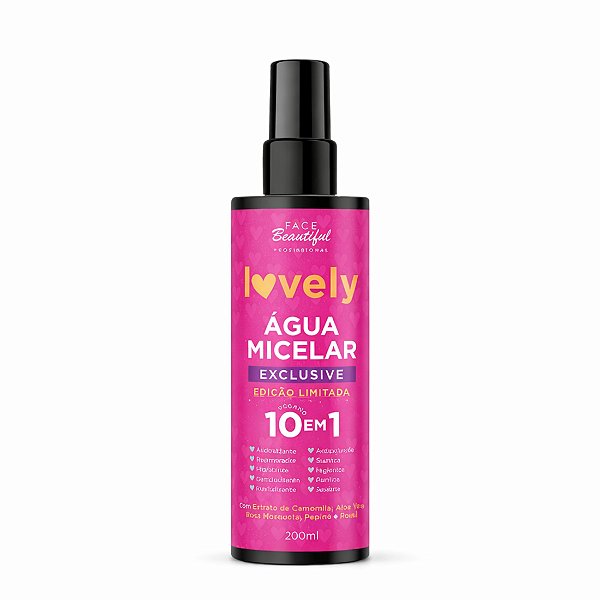 Água micelar exclusive 10 em 1 200ml - Face beautiful