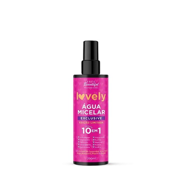Água micelar exclusive 10 em 1/200ml - Face beautiful