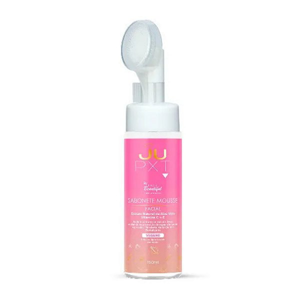 Sabonete facial mousse espuma de limpeza ju pxt 150ml - Face Beautiful