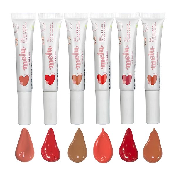 Batom e blush 2x1 - Melu