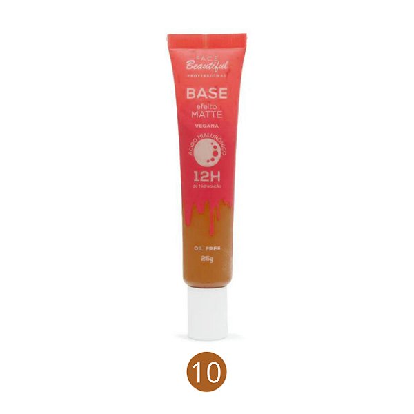 Base efeito matte 12 horas - Face beautiful