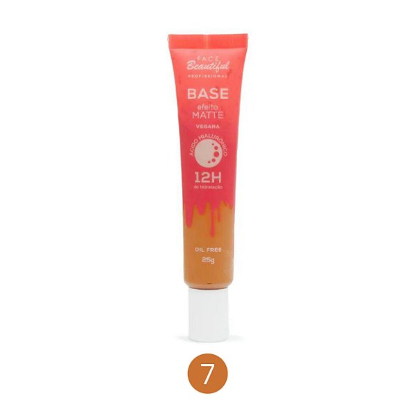 Base efeito matte 12 horas - Face beautiful