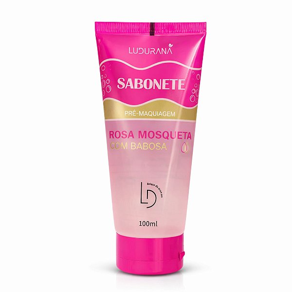 Sabonete pré make rosa mosqueta - Ludurana