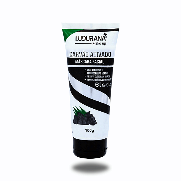 Máscara Facial Carvão Ativado 100g - Ludurana