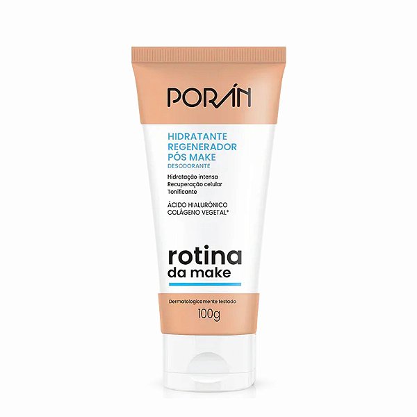 Hidratante regenerador pós make - Porán