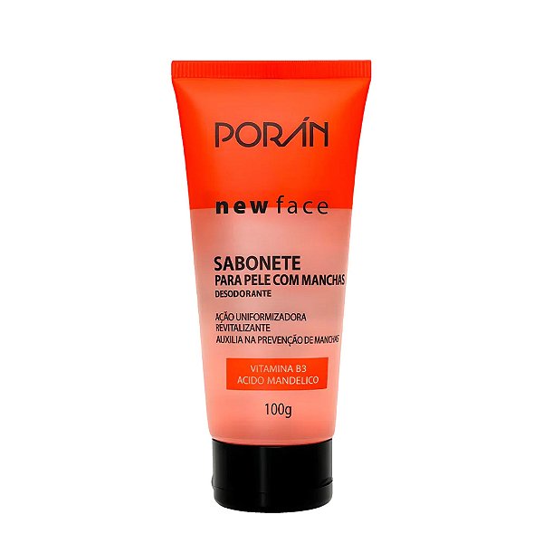 Sabonete pele com manchas new face 100g - Porán