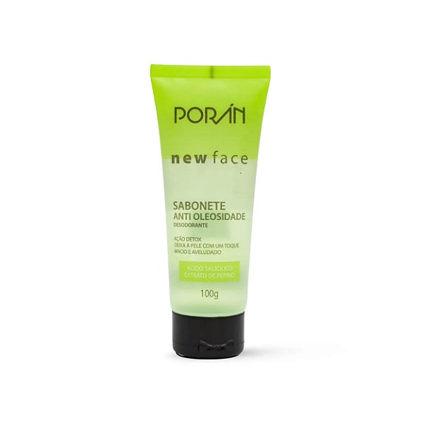 Sabonete anti oleosidade new face 100g - Porán