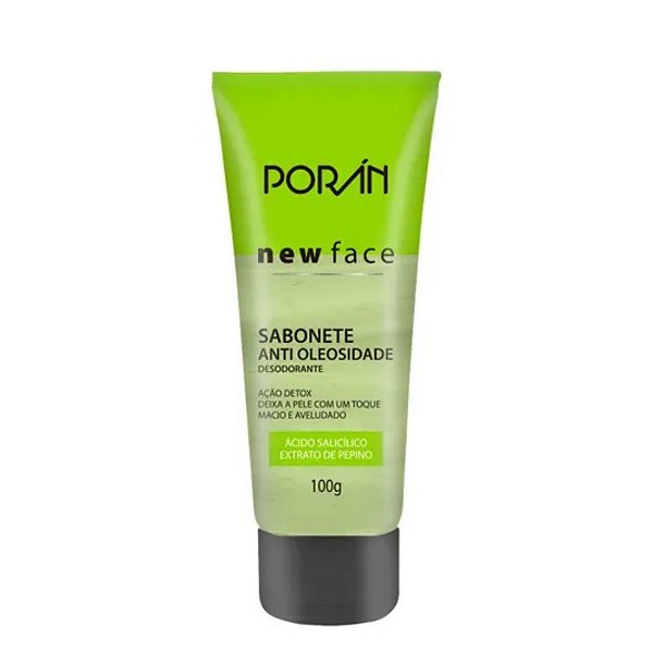 Sabonete anti oleosidade new face 100g - Porán