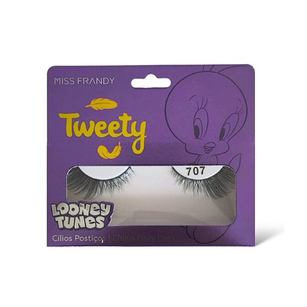 Cílios postiços efeito foxy eyes linha tweety - Miss frandy