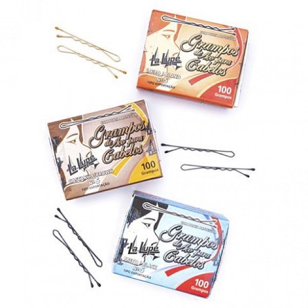 Grampos de aço para cabelos - La lupe