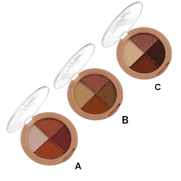 Plate a de sombra Sweet 4 cores - Belle angel
