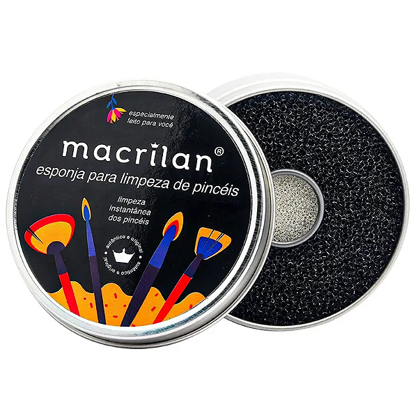 Esponja para limpeza de pincéis - Macrilan