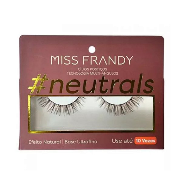 Cilios postiços neutrals - Miss frandy