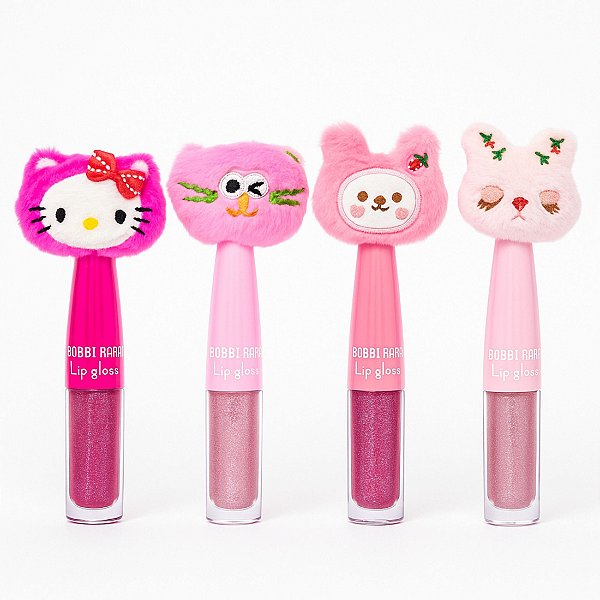 Lip gloss bichinhos de pelúcia - Bobbi Rara