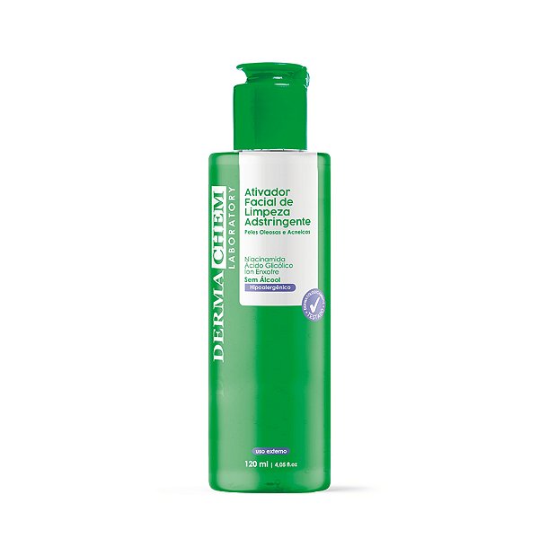 Ativador de limpeza adstringente 120ml - Dermachem