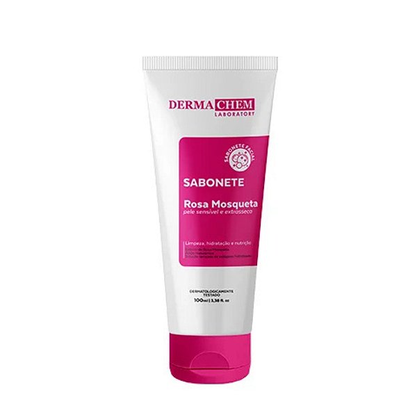 Sabonete ultra hidratante rosa mosqueta 100ml - Dermachem
