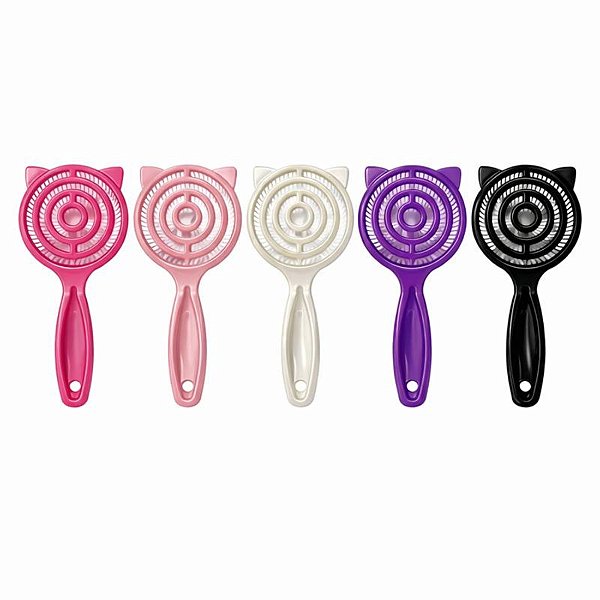 Escova de cabelo gatinho vazada