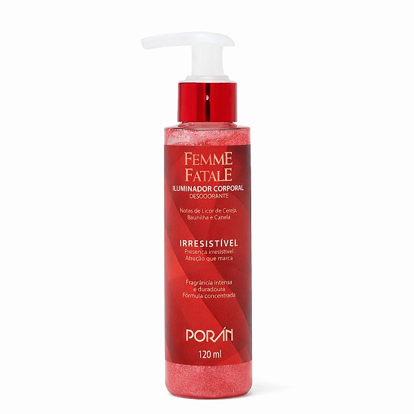 Iluminador corporal irresistível  femme fatale - Porán