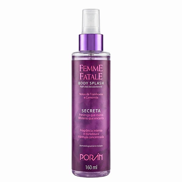 Body splash secreta femme fatale - Porán
