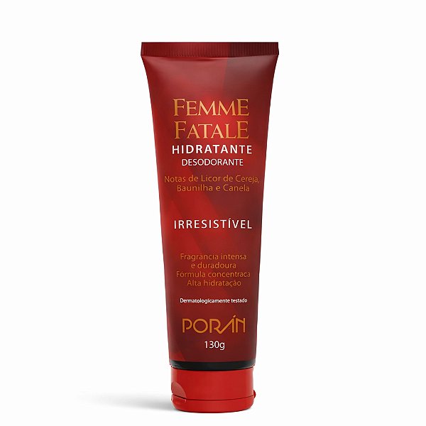 Hidratante corporal irresistível femme fatale - Porán