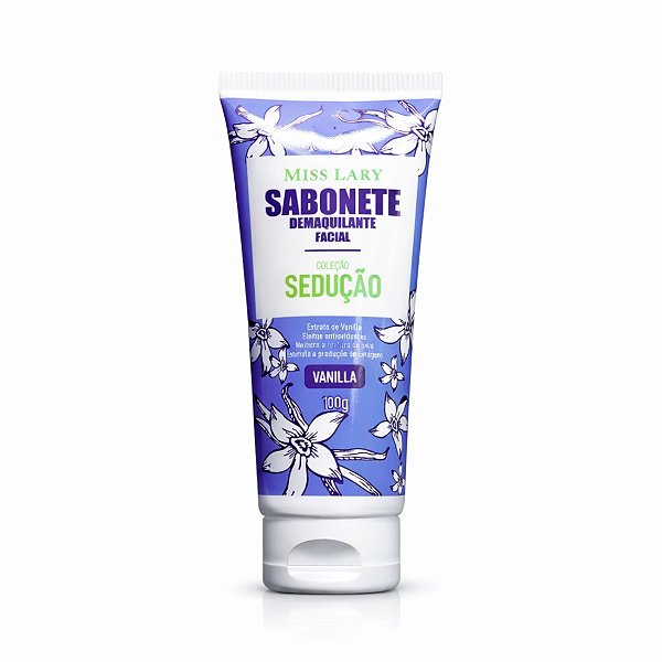Sabonete demaquilante facial vanilla - Miss lary