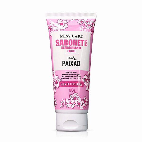 Sabonete demaquilante facial flor de cerejeira - Miss lary