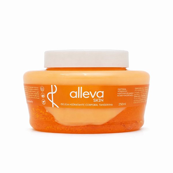 Geleia hidratante corporal tangerina - Alleva