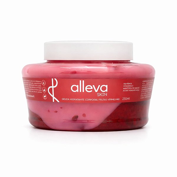 Geleia hidratante corporal frutas vermelhas - Alleva