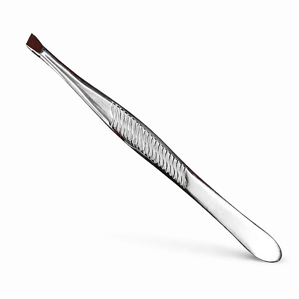 Pinça para sobrancelha ponta chanfrada