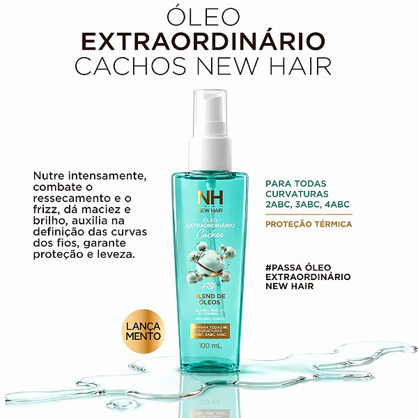 Óleo extraordinário cachos - New Hair