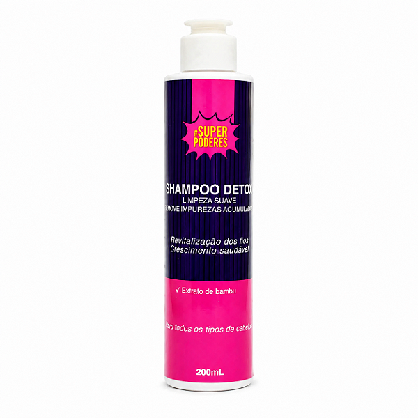 Shampoo detox revitalização dos fios - Superpoderes