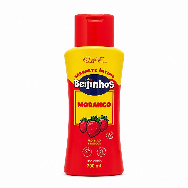 Sabonete íntimo beijinhos morango 200ML - Belkit
