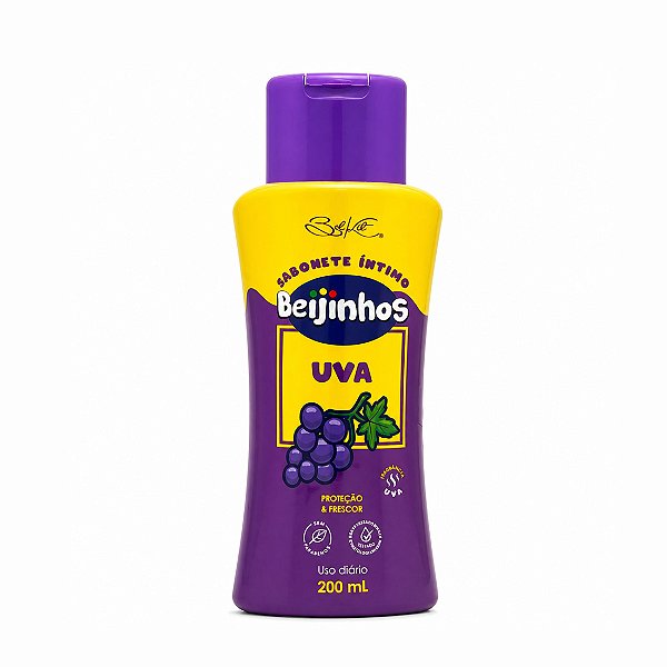 Sabonete íntimo beijinhos uva 200ML - Belkit