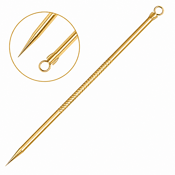 Pinça extrator de cravos aço inox dourado