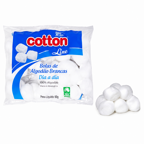 Pacote de algodão em bolas 30g - Cotton